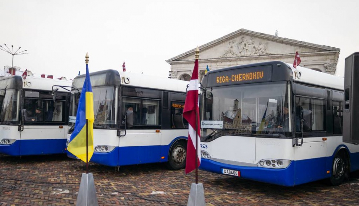 Rīgas satiksmes autobusi Čirņihivā
