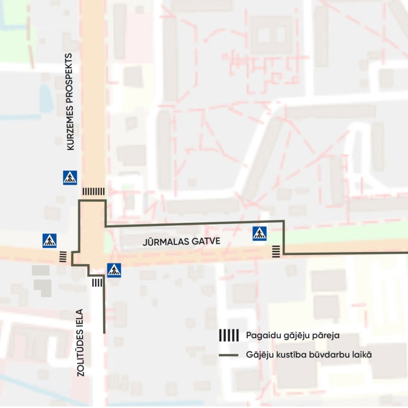 Satiksmes izmaiņas kartē 