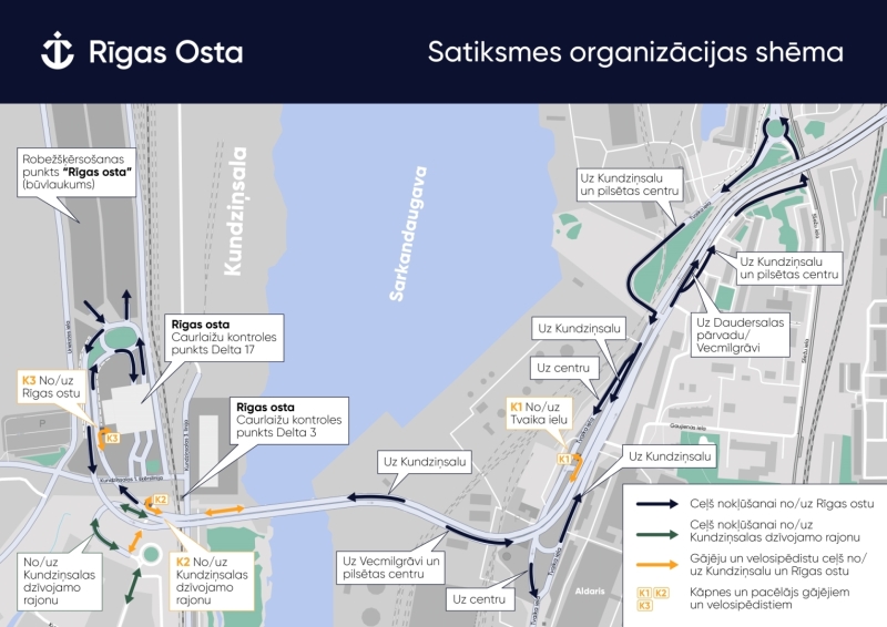 Satiksmes organizācijas shēma