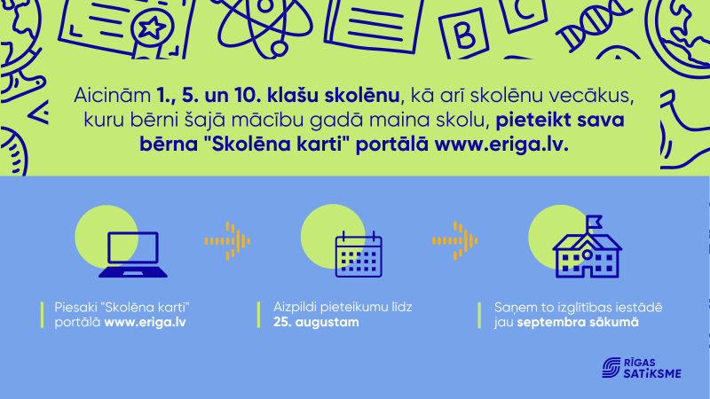 Kā pieteikt skolēna e-karti