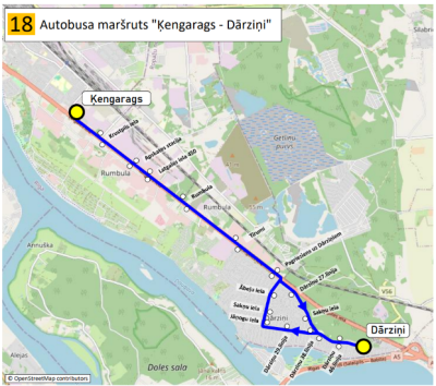 18. autobusa maršruts