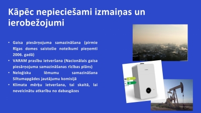 Prezentācija Rīga pakāpeniski pāriet uz&nbsp;videi draudzīgāku apkuri