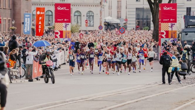 Rimi Rīgas maratons starts Vecrīgā
