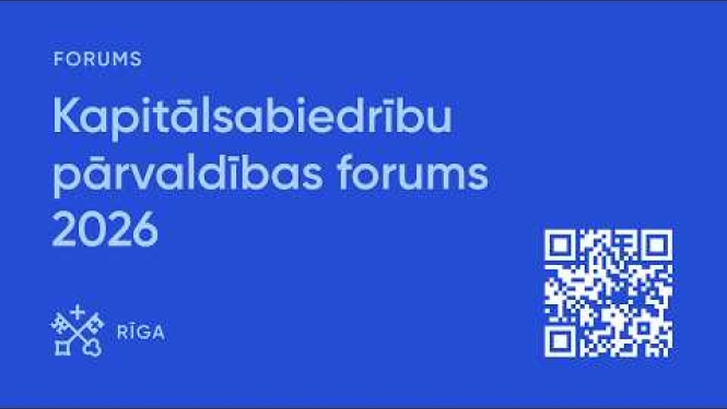 Kapitālsabiedrību pārvaldības forums 2026
