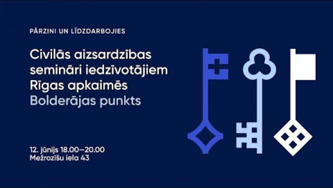 Civilās aizsardzības semināri apkaimēs iedzīvotājiem - Bolderājas punkts