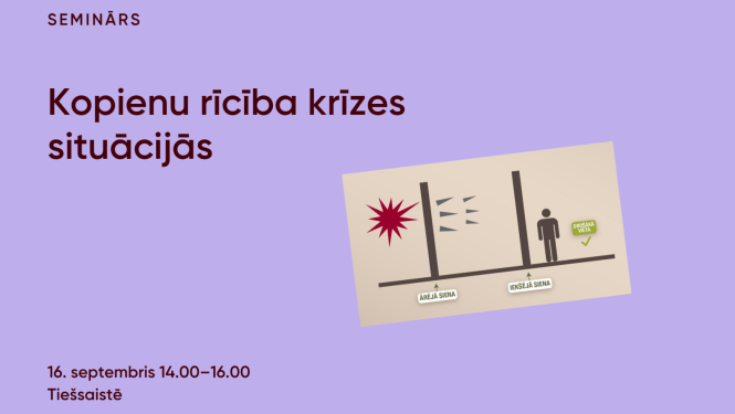 Semināra vizuālisKopienu rīcība krīzes situācijās