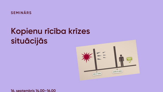 Semināra vizuālisKopienu rīcība krīzes situācijās