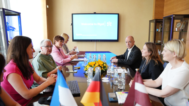 Rīgas dome viesojas Brēmenes delegācija
