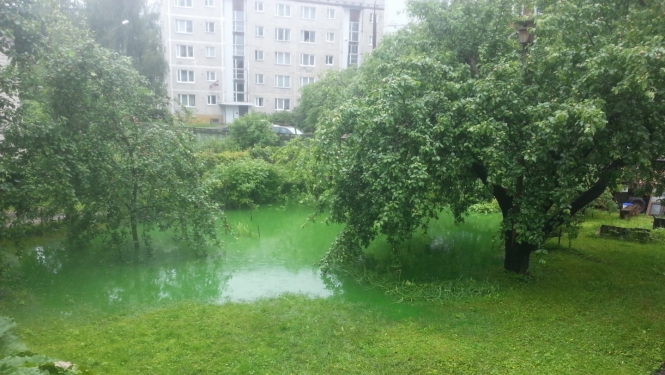 Peļķe pēc hidraulisko tīklu pārbaudes