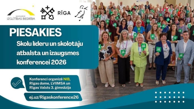 Pedagogu konferences vizuālis