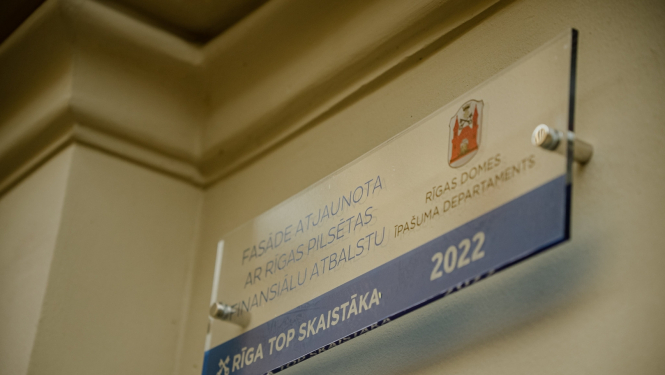 Uzraksts Rīga top skaistāka