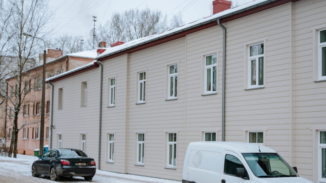 Renovētā māja