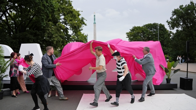 Rīga 825 burtu atklāšana