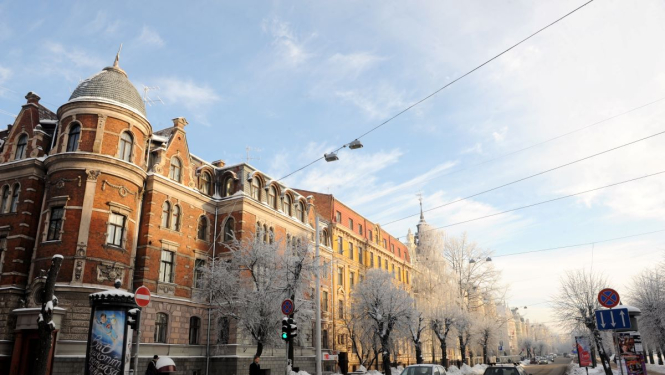 Rīgas iela ziemā