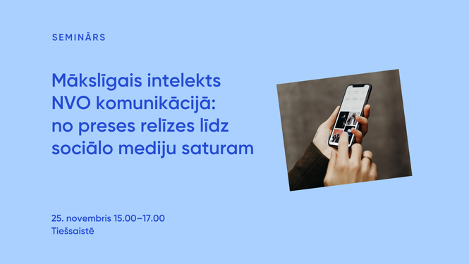 Semināra vizuālis ar nosaukumu