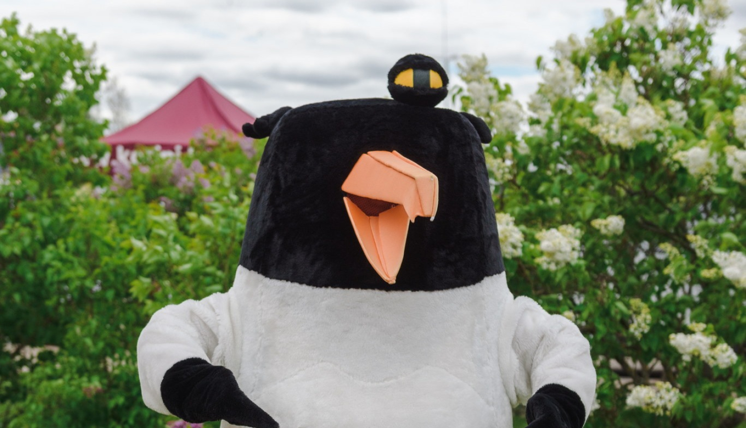 Cilvēks pārģērbies par kaiju