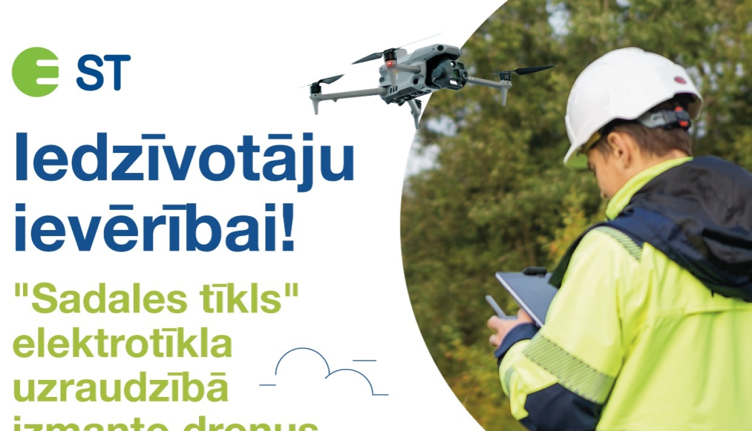 Elektrolīniju apsekošanas droni