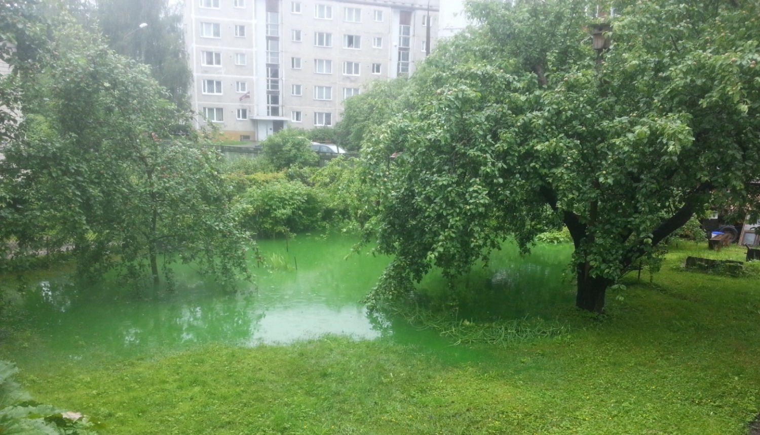 Peļķe pēc hidraulisko tīklu pārbaudes
