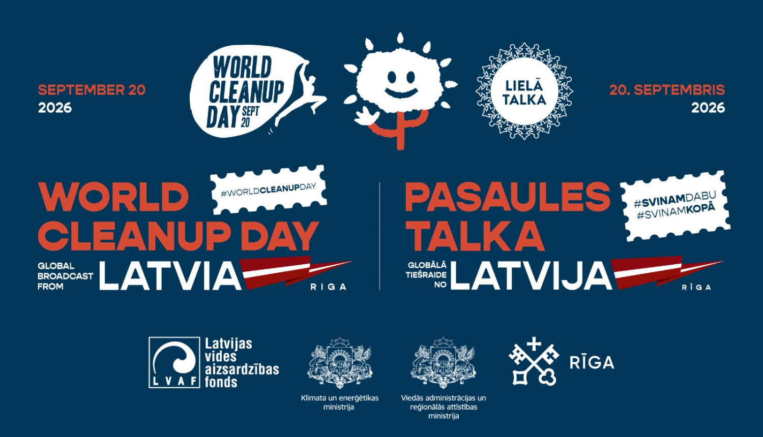 Vizuālis par pasaules talkas globālo tiešraidi 