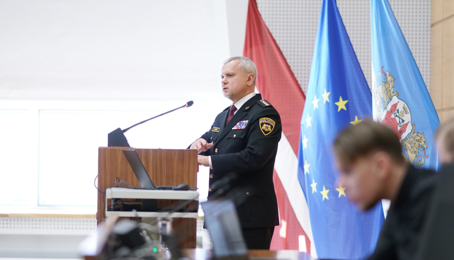 Pašvaldības policijas priekšnieks ziņo komitejas sēdē