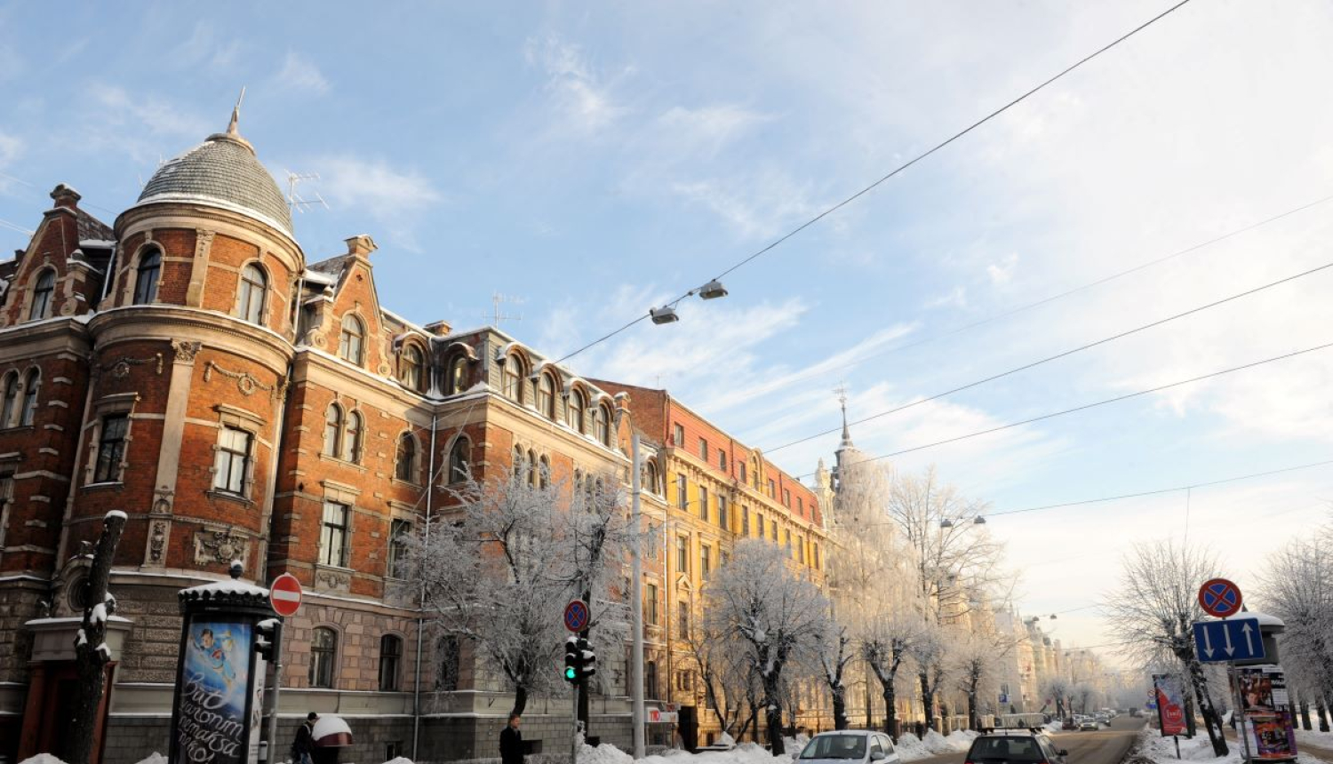 Rīgas iela ziemā