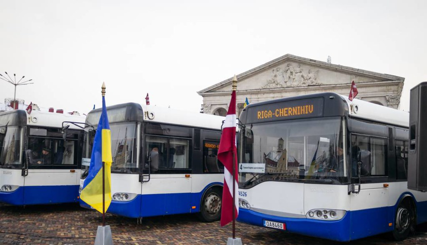 Rīgas satiksmes autobusi Čirņihivā
