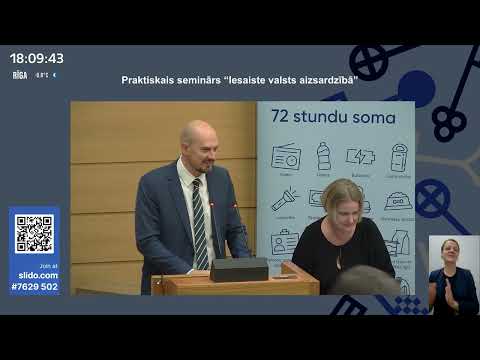 Civilās aizsardzības 8.seminārs "Iesaiste valsts aizsardzībā" (2024.12.04)