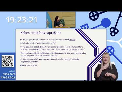 Civilās aizsardzības 1. seminārs. Inese Vaivare