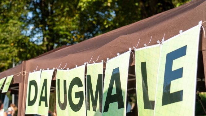 Rīgas bērnu un jauniešu centra “Daugmale” pasākuma izkārtne