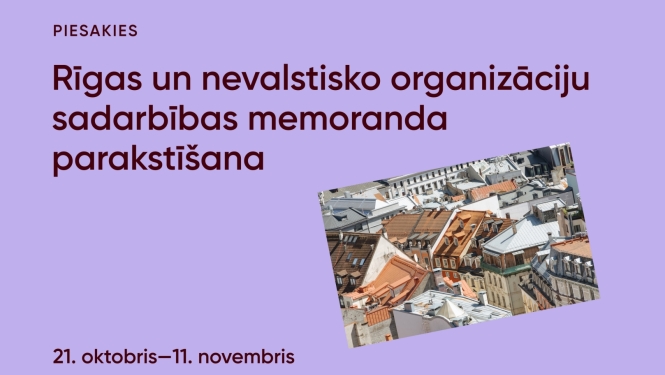 Vizuālis ar aicinājumu parakstīt memorandu