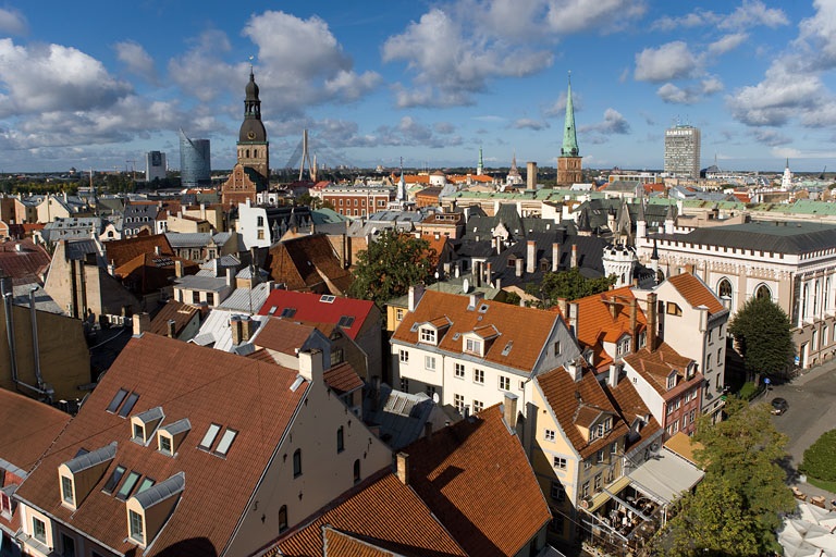 Riga View from top