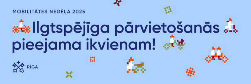 Mobilitātes nedēļas baneris