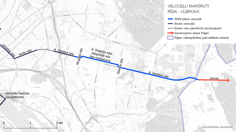 Veloceļa maršruts