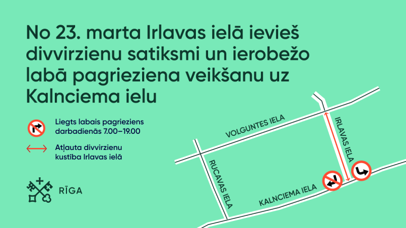 Satiksmes ierobežojumu karte