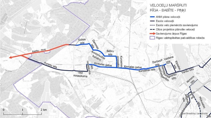 Velo ceļa maršruts