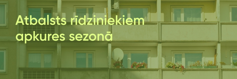 Atbalsts rīdziniekiem apkures sezonā