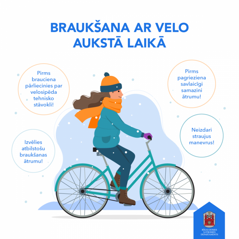 Braukšana ar velo aukstā laikā