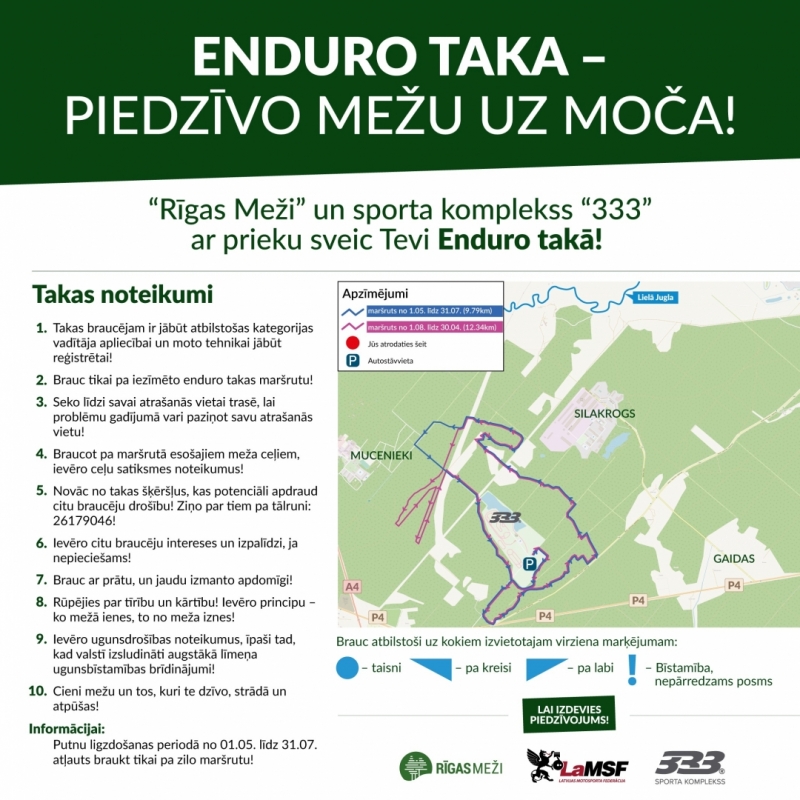 Enduro meža taka