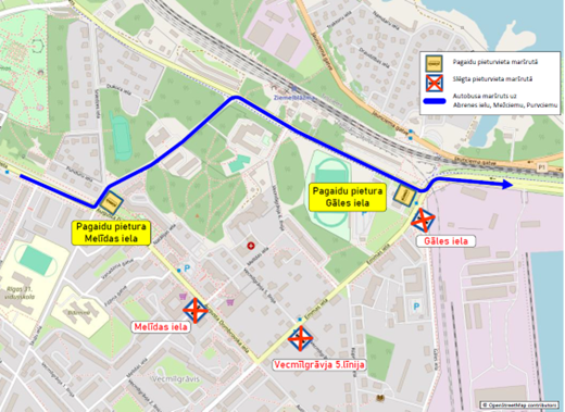 Izmaiņas 2., 24., 29. un 58. autobusa maršruta kustībā