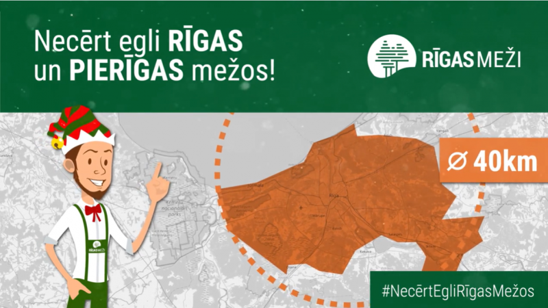 Necērt egli Rīgas un pierīgas mežos