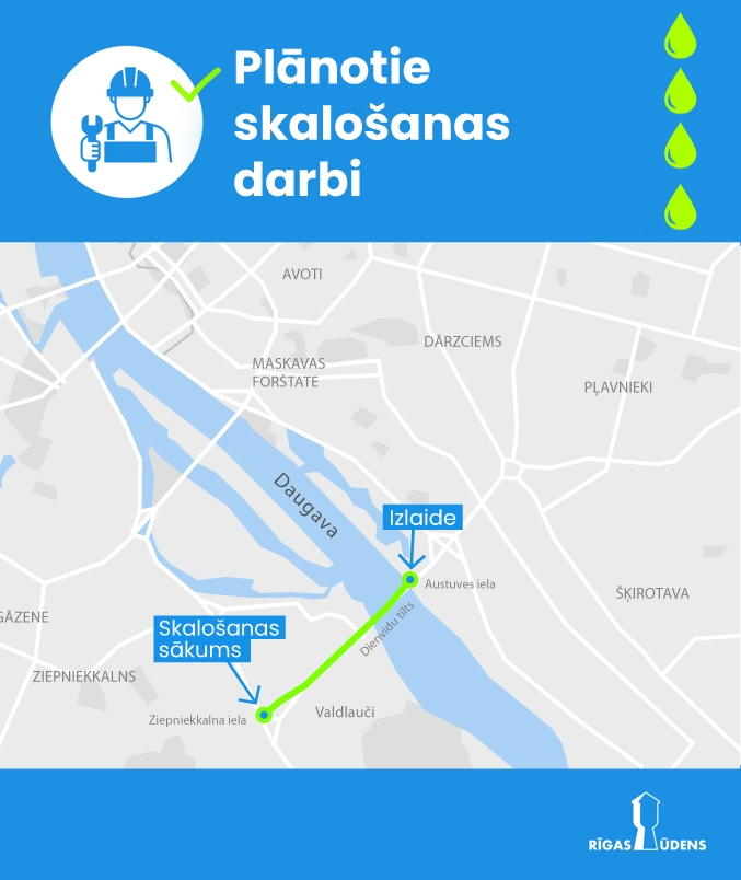 Skalošanas darbu karte