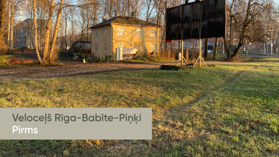 Veloceļa Rīga–Babīte–Piņķi vizualizācija