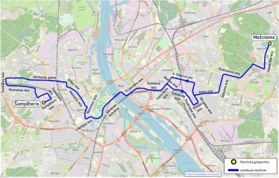 3. maršruta autobuss - “Mežciems – Šampēteris”