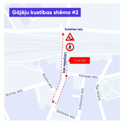 Gājēju kustības shēma Nr.2