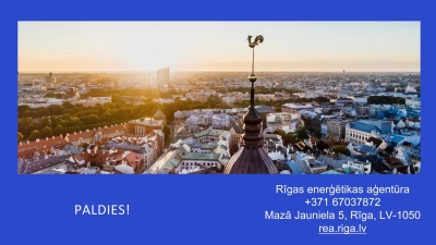 Prezentācija Rīga pakāpeniski pāriet uz videi draudzīgāku apkuri