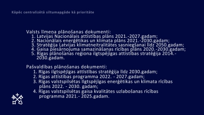 Prezentācija Rīga pakāpeniski pāriet uz videi draudzīgāku apkuri