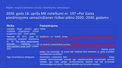 Prezentācija Rīga pakāpeniski pāriet uz videi draudzīgāku apkuri