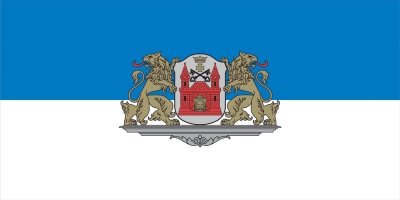 Rīgas valstspilsētas pašvaldības ģerboņa karogs