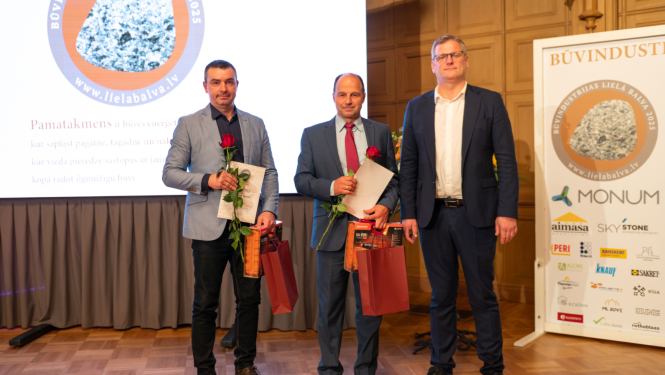 Godināti 2025. gada Būvindustrijas lielās balvas laureāti