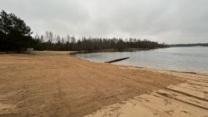 Labiekārtota Bolderājas kareja pludmale